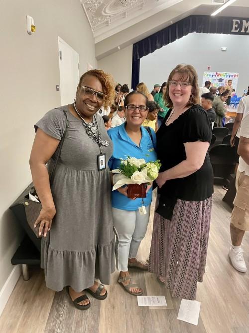 Dr. Eva Thomas, Executive Director Early Childhood Education, RCSD with Teresa Medero (GROW) and Linda Murray (RAPP) of Children’s Institute